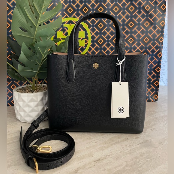 New , tory burch black small tote bag - Picture 2 of 13